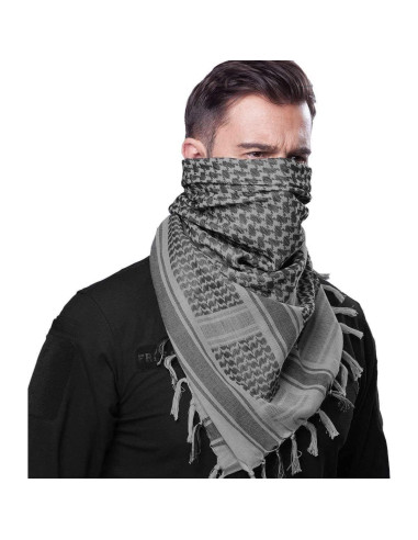 Bufanda Shemagh Militar SOLDADO LIBRE Táctica Gris 109 cm