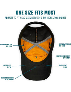 Gorra Wazoo Cache Cap | Unisex | 6 Bolsillos Ocultos 2