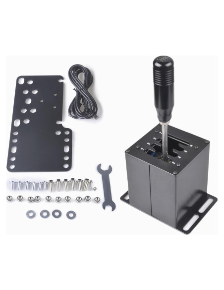 Palanca de Cambios USB CNRAQR 7+R con Soporte para Silla