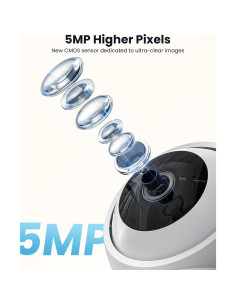 Cámara Interior ieGeek 5MP WiFi 5G/2.4G con Audio Bidireccional 2