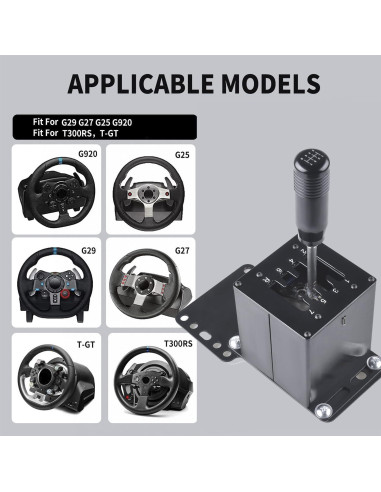 Palanca de Cambios USB CNRAQR 7+R con Soporte para Silla