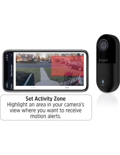 Energizer Timbre Smart 2K Cableado con Audio y Visión Nocturna 2