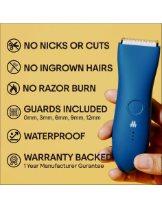 Recortadora de Vello Corporal MERIDIAN M2C Impermeable 2