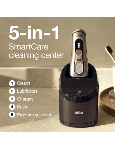 Afeitadora Eléctrica Braun Series 9 Pro 9487cc Húmeda y Seca