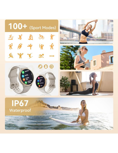 Reloj Inteligente KEEPONFIT K35 Gris con Monitor de Salud