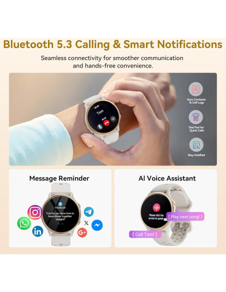 Reloj Inteligente KEEPONFIT K35 Gris con Monitor de Salud