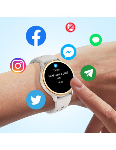 Reloj Inteligente KEEPONFIT K35 Gris con Monitor de Salud