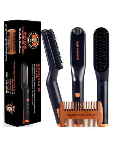 Peine Alisador de Barba TAME The Wild - Calentador Rápido