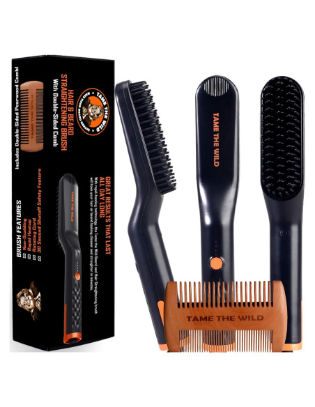 Peine Alisador de Barba TAME The Wild - Calentador Rápido