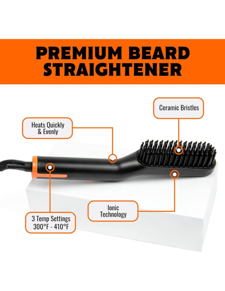 Peine Alisador de Barba TAME The Wild - Calentador Rápido