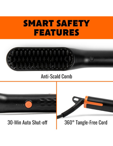 Peine Alisador de Barba TAME The Wild - Calentador Rápido