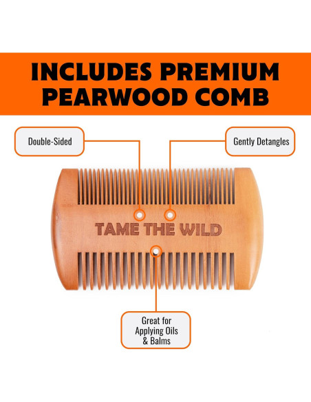 Peine Alisador de Barba TAME The Wild - Calentador Rápido