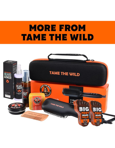 Peine Alisador de Barba TAME The Wild - Calentador Rápido