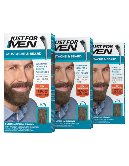 Tinte para Barba Just For Men M-30 Marrón Claro-Medio Tinte para Barba Just For Men M-30 Marrón Claro-Medio