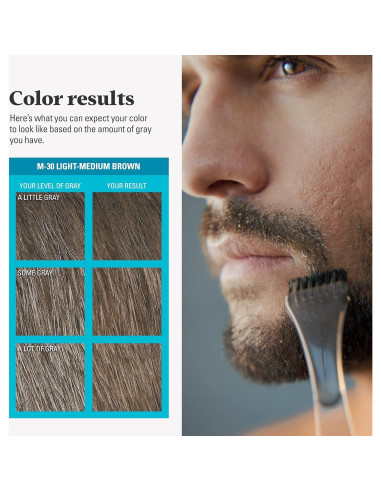 Tinte para Barba Just For Men M-30 Marrón Claro-Medio