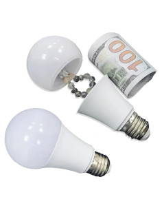 Caja de Seguridad Bombilla Blanca Jinshining 15 cm Discreta