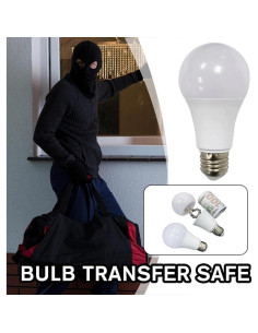 Caja de Seguridad Bombilla Blanca Jinshining 15 cm Discreta 2