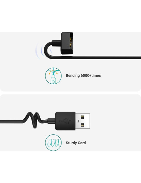 Cable de Carga TUSITA para Gafas Ray-Ban Stories - 1M