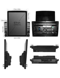 Reproductor de audio y video WENMENGDE 9.7" Android 2+32GB GPS 2