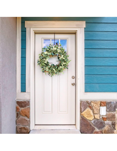 Corona de Eucalipto 50 cm Pinkpum para Decoración Hogar