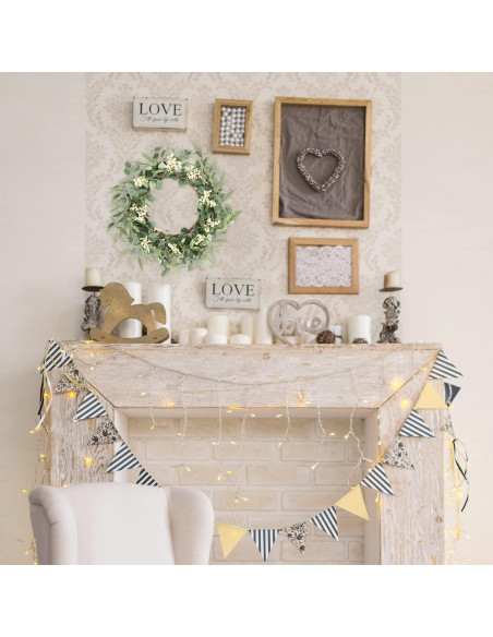 Corona de Eucalipto 50 cm Pinkpum para Decoración Hogar