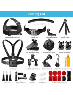 Kit Accesorios Cámara AKASO 14 en 1 para Deportes 2