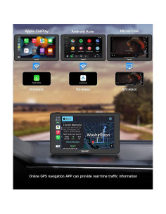 Estéreo de Coche Portátil Spedal CL786 7" CarPlay y Android Auto 2