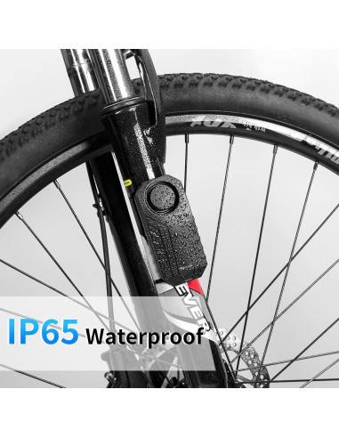 Alarma de Vibración WSDCAM 113dB para Bicicleta y Más