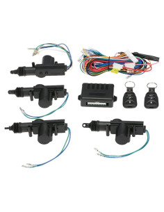 Cerradura de puerta de coche Geevorks 12V con 4 actuadores