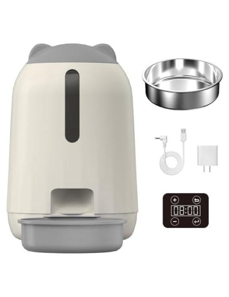 Comedero Automático PAPIFEED 3L Doble Fuente Gris Comedero Automático PAPIFEED 3L Doble Fuente Gris