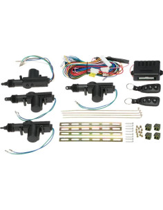 Cerradura de puerta de coche Geevorks 12V con 4 actuadores 2