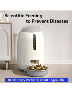 Comedero Automático PAPIFEED 3L Doble Fuente Gris 2