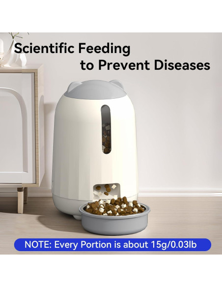 Comedero Automático PAPIFEED 3L Doble Fuente Gris Comedero Automático PAPIFEED 3L Doble Fuente Gris