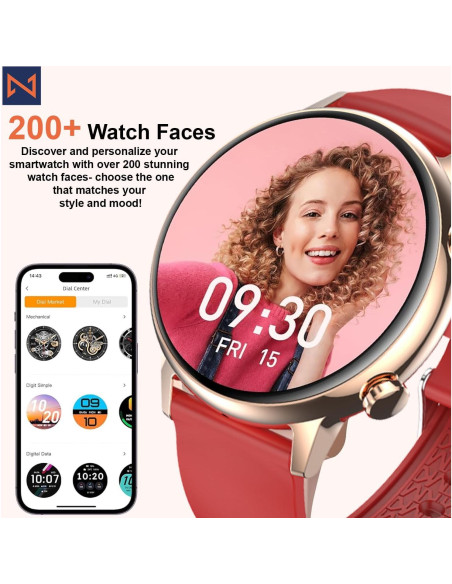 Reloj Inteligente Kizzy Infinity para Mujeres AMOLED 1.1"