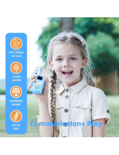 Walkie Talkies para Niños Insforfich T6 Unicornio 4,83 km 2