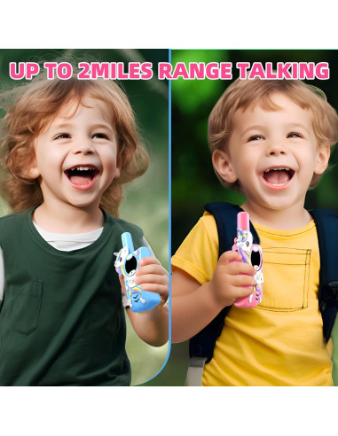 Walkie Talkies para Niños Insforfich T6 Unicornio 4,83 km