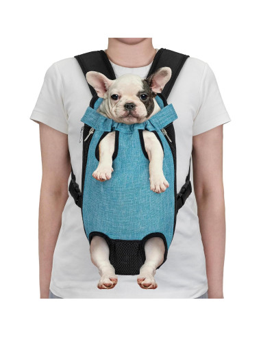 Mochila Transportadora PetAmi Pequeña Azul Marino 2,27-4,08 kg