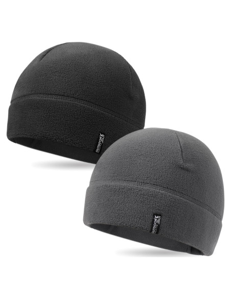 Gorro Táctico de Forro Polar 2 Pcs - Invierno Cálido