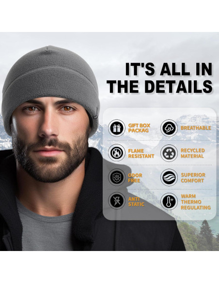 Gorro Táctico de Forro Polar 2 Pcs - Invierno Cálido