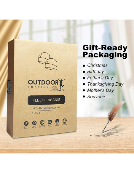 Gorro Táctico de Forro Polar 2 Pcs - Invierno Cálido