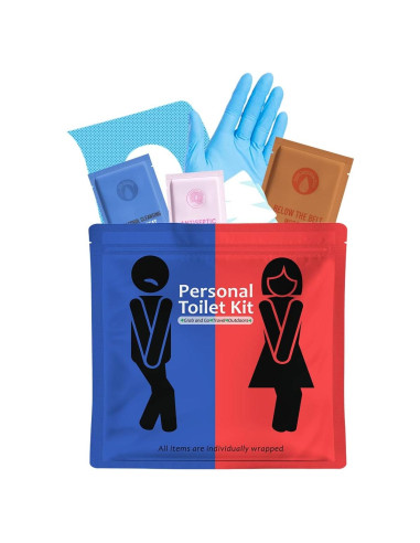 Kit de Baño Portátil pH Advantage con Papel Higiénico