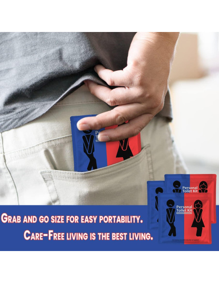 Kit de Baño Portátil pH Advantage con Papel Higiénico