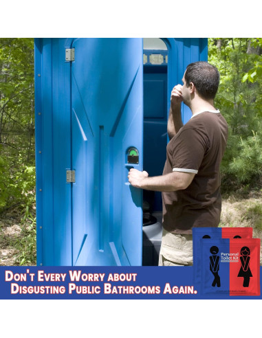 Kit de Baño Portátil pH Advantage con Papel Higiénico