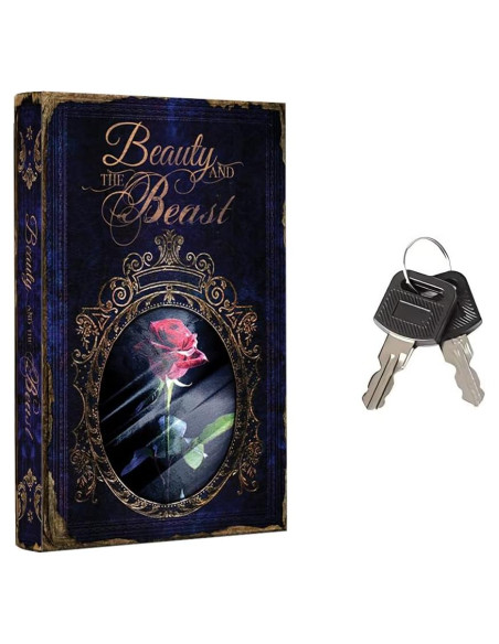 Caja de Libro Falsa KASLVOX La Bella y la Bestia 1,40 kg