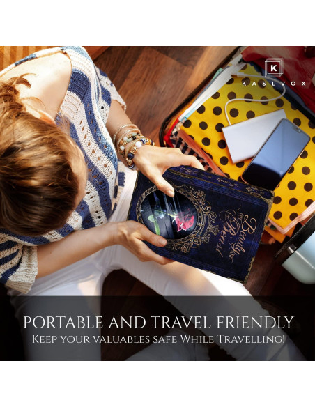 Caja de Libro Falsa KASLVOX La Bella y la Bestia 1,40 kg