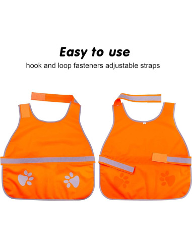 Chaleco Reflectante para Perros Geyoga 2 Piezas Ajustable