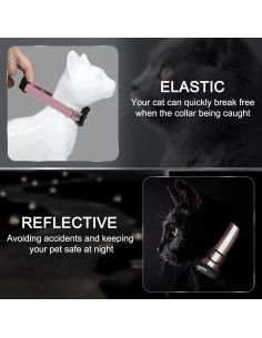 Collar Reflectante para Gato Odokele con Soporte AirTag XS 2