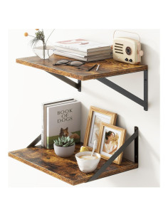 Estantes Flotantes Rústicos Recuerdos Divertidos 30 cm Profundidad