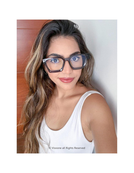 Gafas Bloqueo Luz Azul VISOONE TR90 Estilo Preppy Unisex Gafas Bloqueo Luz Azul VISOONE TR90 Estilo Preppy Unisex