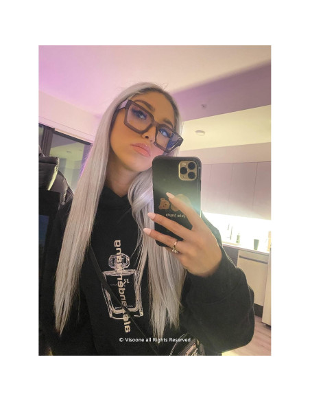 Gafas Bloqueo Luz Azul VISOONE TR90 Estilo Preppy Unisex Gafas Bloqueo Luz Azul VISOONE TR90 Estilo Preppy Unisex